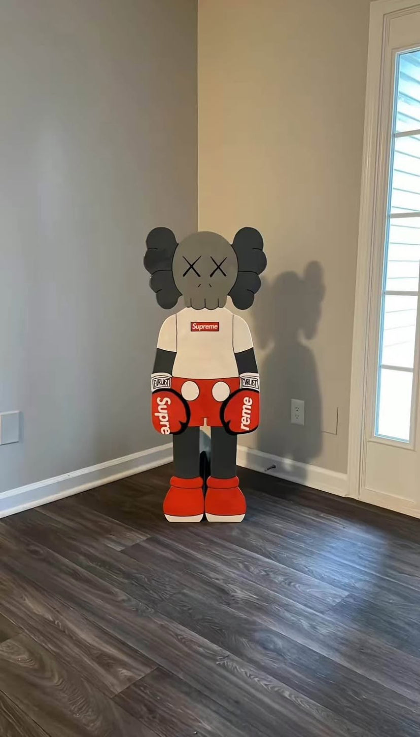 Designer Kaws Boxing Figure